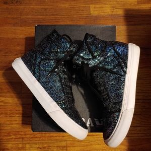 Supra Skytop Black Sequin size 4 Muska 001